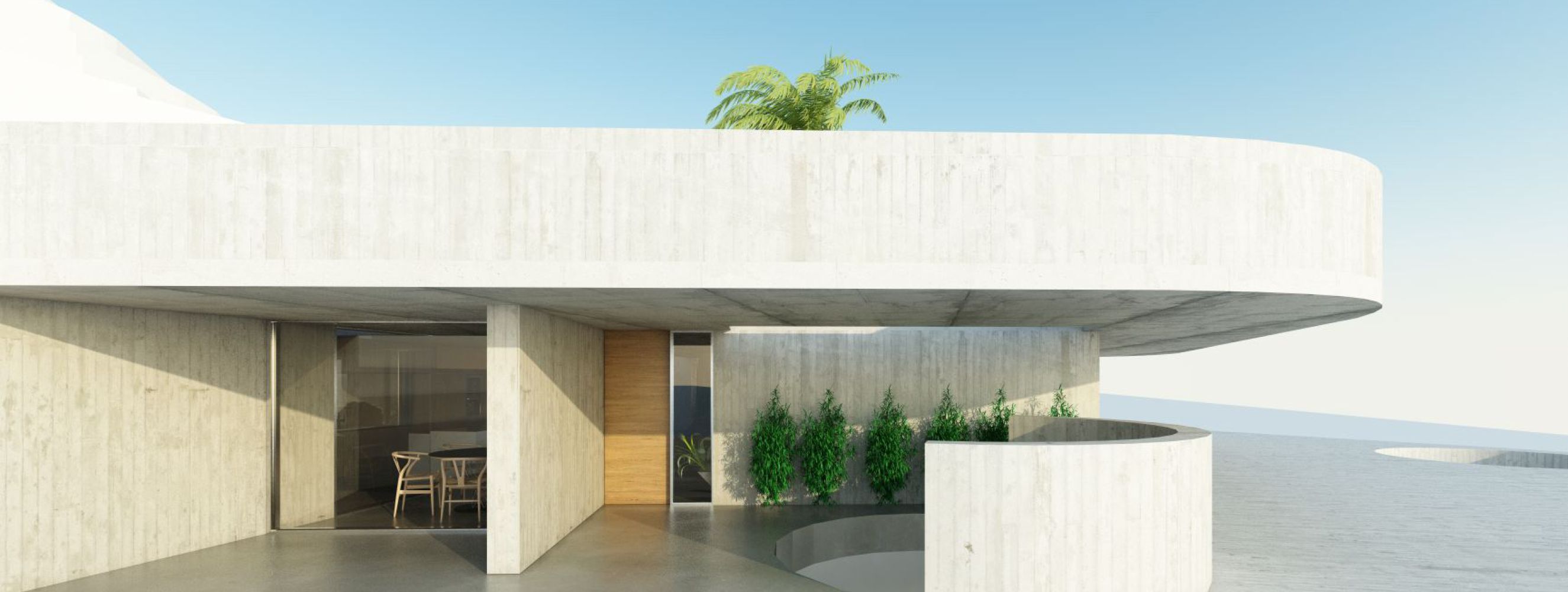 Muestra de vivienda de arquitectura